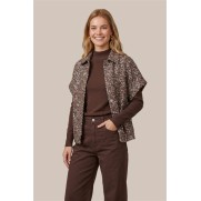 CS The Label Gilet Gilana Glitter Brown